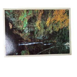 Vintage Postcard Delaware Silver Thread Falls Eastern National Park u Standard N